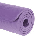 Mata gimnastyczna do ćwiczeń joga, pilates, fitness, 183x61cm, grubość 1.5cm, materiał NBR, fioletow