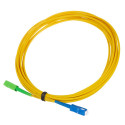 Patchcord światłowód kabel Maclean, SC/APC-SC/UPC SM 9/125 LSZH, jednomodowy, długość 3m, simplex, G