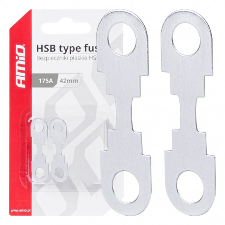 Amio lamedad lint-sulamkaitsmed hsb 42mm 175a 2 tk amio-03505