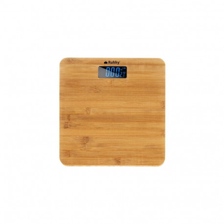 Waga łazienkowa LCD- drewniana Ruhhy 22522