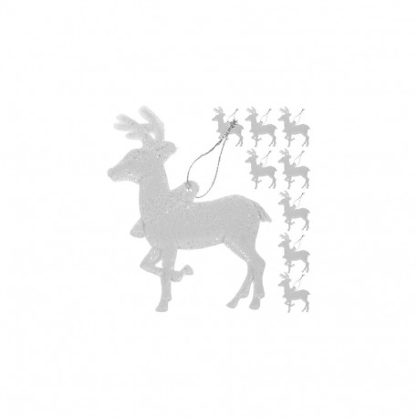 Bombki choinkowe- renifery 9tk Ruhhy 22517