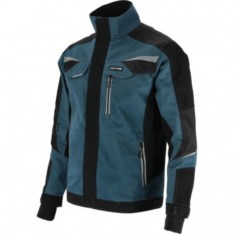 Bluza turkus.-czar. ze wstawk. ze stretchu, "l", ce, lahti
