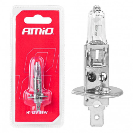 Amio halogeenipirn amio-03358 H1 12V 55W 1tk blisterpakendis