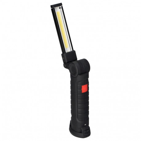 Latarka warsztatowa LED COB 2W, 200lm, 1200mAh, kokkupandav