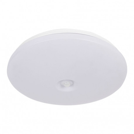 ASTERIA plafon 2xE27, max. 2x15 W, czujnik ruchu PIR, IP44, biały