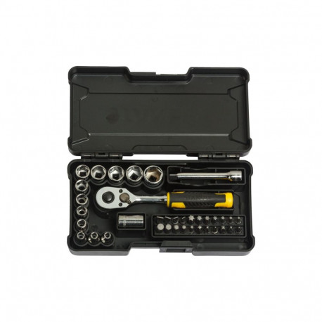 Kompaktowy zestaw nasadek 1/4dr 37szt.