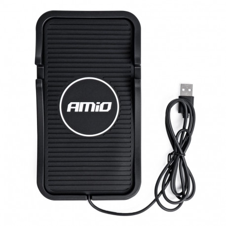 Juhtmevaba induktsiooniga autolaadija 15w amio-03145