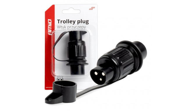 Wtyczka elektryczna 3 pin złącze 3 pinowe amio-03213