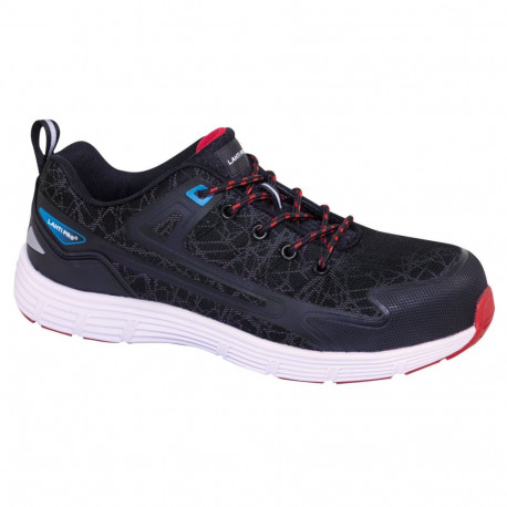 Półbuty z dzianiny odblask. czar-czer, s1p src,"46",ce,lahti