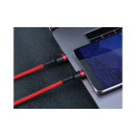 BASEUS Kabel USB-C - USB-C 2,0m Cafule PD 2.0 QC 3.0 60W (CATKLF-H09) Red