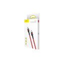 BASEUS Kabel USB-C - USB-C 2,0m Cafule PD 2.0 QC 3.0 60W (CATKLF-H09) Red