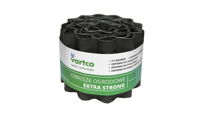 Obrzeże ogrodowe faliste 20cm x9m Vartco Extra Strong szare