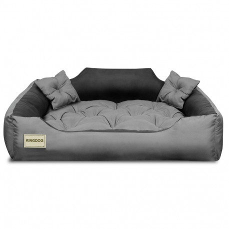 Mikrokiust ase 80x60 / 100x75 cm hall-must