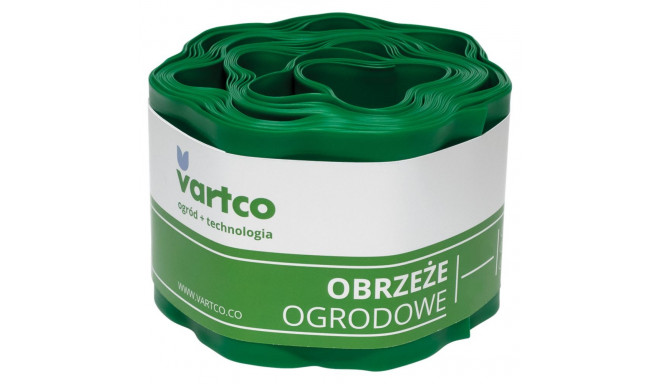 Obrzeże ogrodowe faliste 15cm x9m Vartco zielone