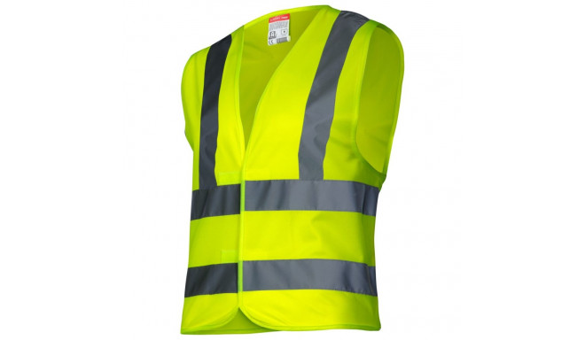 Hoiatusvest 4 triipu, kollane, "XL", CE