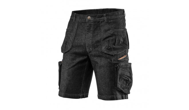 Lühikesed tööpüksid DENIM, mustad, suurus S