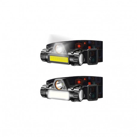Latarka czołowa LED USB L18371