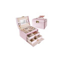 Szkatułka/ kuferek na biżuterię - różowy