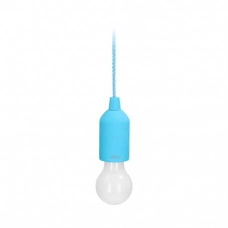 Bateryjna lampka nocna na sznurku 1W LED, 3 x AAA, turkusowa