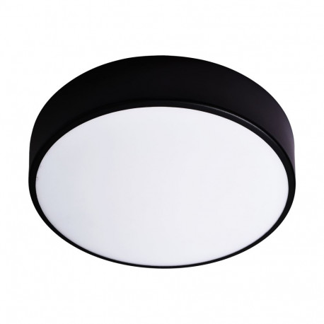 OVO LED-laevalgusti 43W 4000K 4750lm mattklaasist kupliga, must teras, IP20 - 400