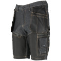 Spodenki krótkie jeans. czar. ze wzmoc., "xl", ce, lahti