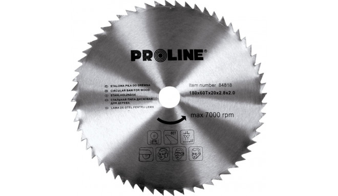 Piła tarczowa do drewna bez węglika 200*60t*30 proline