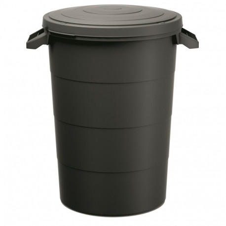 Keden prügikast SMOOTH 80L taaskasutuseks, must
