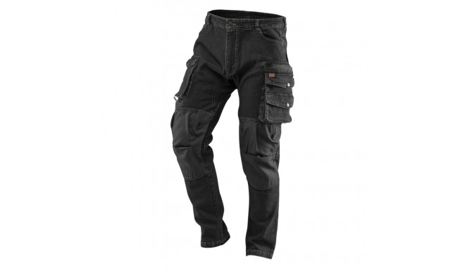Tööpüksid DENIM, mustad, suurus M