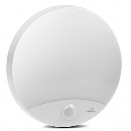 Lampa LED liikumisanduriga Maclean, infrapuna, valge, 10W, IP44, naturaalvalge (4000K), 900lm, MCE35