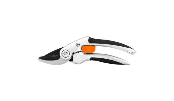 Sekator by-pass 210 mm, lõikeulatus kuni 20 mm, alumiinium, käepide kaetud TPR-kummiga