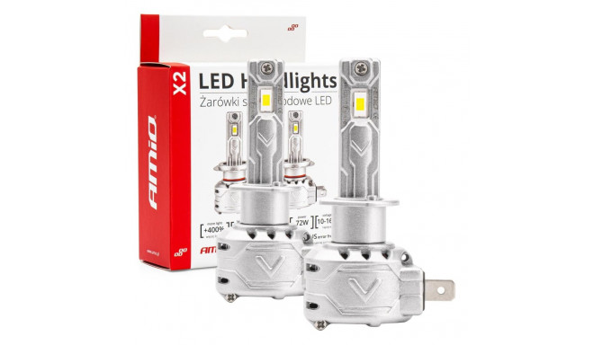 Autode LED-pirnid X2 seeria H1 6500K Canbus AMiO-02970