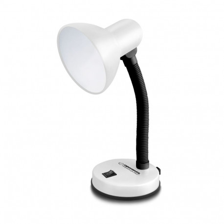 ELD109W Esperanza lampka biurkowa e27 vega biała