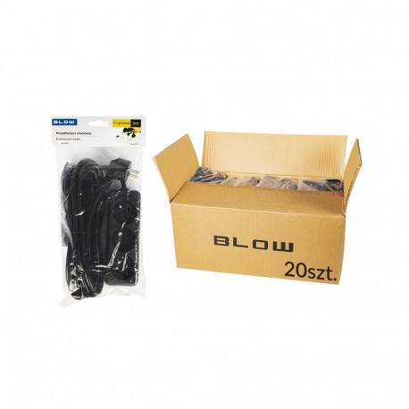 98-544# Võrgupikendusjuhe pr-370p 3 pistikupesaga maandusega 5m must 3x1,5mm (20 tk.)