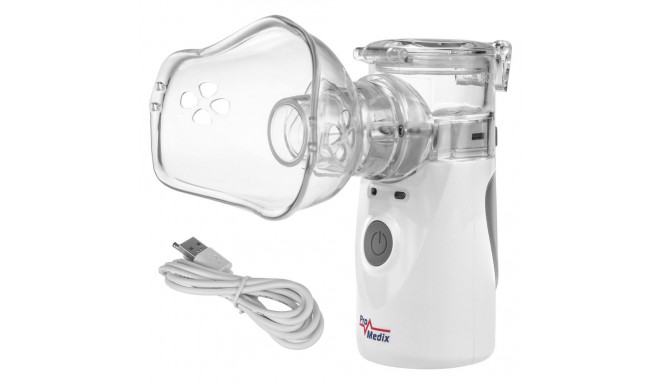 Promedix PR-835 juhtmevaba kaasaskantav inhalaator nebulisaator komplekt maskidega