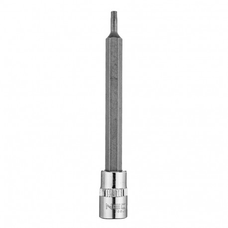 Końcówka Torx TX10 na nasadce 1/4", długa, 87 mm (3 tk.)