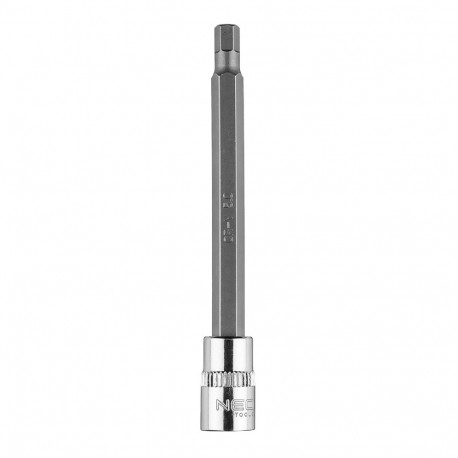 kuusnurkne H5 otsik 1/4" padrunil, pikk, 87 mm (3 tk.)