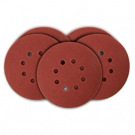 lihvpaberikettad 150 mm, K80, 5 tk, 8 avaga, 65 mm