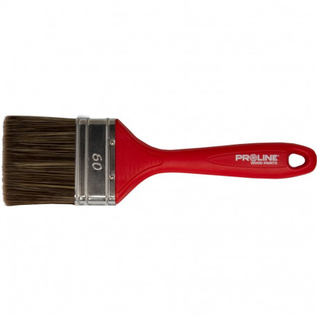 Pędzel płaski standard 40mm,rączka plastik,do drew.,proline