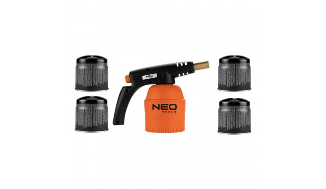 Lampa lutownicza gazowa na naboje 190 g + 4 naboje gazowe nabijane