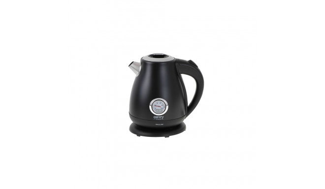 CR 1344 black Czajnik metalowy z termometrem 1,7l