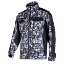 Bluza z odpinanymi rękawami szaro-czarna, "l", ce, lahti