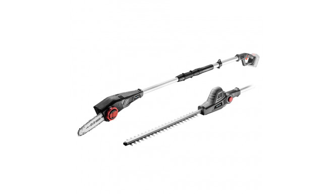 Aiatööriist teleskoopvarrega 2-ühes – kettsaag ja hekikäärid Energy+ 18V, ilma akuta