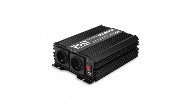 Przetwornica napięcia volt ips 2000 n 12/230v (1000/2000w) + usb