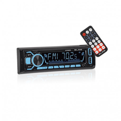 78-281# raadio blow avh-8890 rds rakendus rgb mp3/usb/micro sd/bluetooth