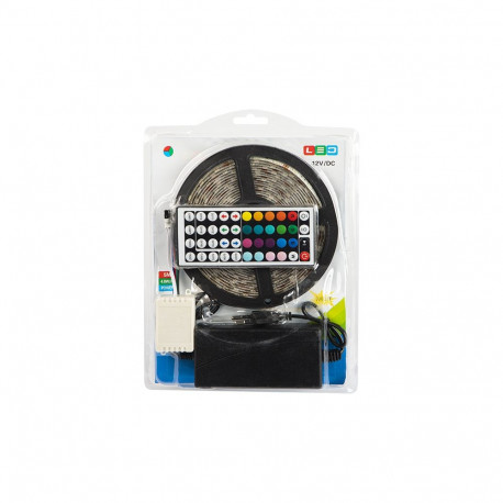 70-784# rgb led 5050 5m/300 komplekt juhtpult+toiteplokk veekindel led-riba