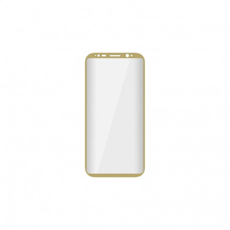 75-272# 3d karastatud klaas samsung s8 plus kuldne kumer kuldne raam