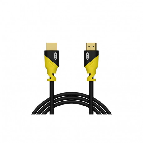 92-654# Przyłącze hdmi-hdmi yellow proste 1,5m 4k