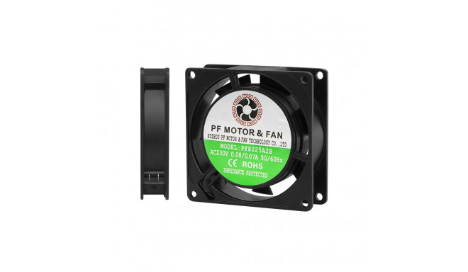85-811# kulkowy 80x25mm 230v ventilaator terminal