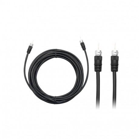 4372# Przyłącze wtyk f-wtyk f 1,5m czarne