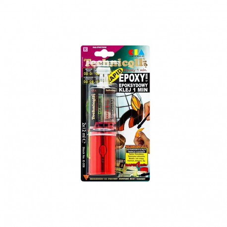 3401# läbipaistev epoksiidliim 2x12ml technicqll